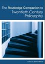 Voorkant Moran 'The Routledge companion to twentieth century philosophy'