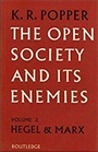 Voorkant Popper 'The open society and its enemies - Volume 2: The high tide of prophecy: Hegel, Marx, and the aftermath'